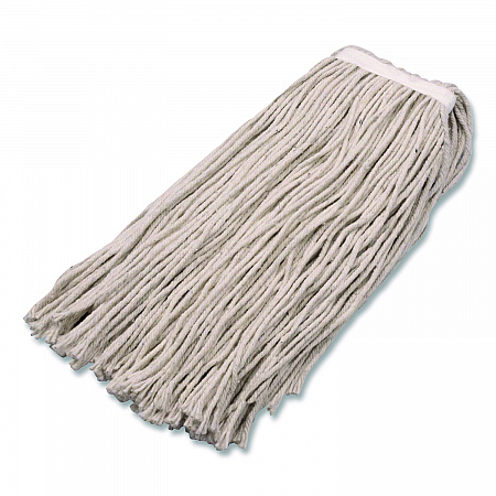 Full Weight Cut End Mop Head, Cotton, 16 oz, White (369716B00)