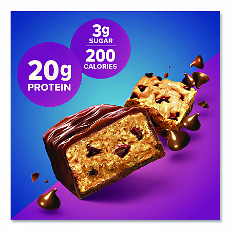 Pure Protein Bar, Chewy Chocolate Chip, 1.76 oz Bar, 6/Box (NRN13353)
