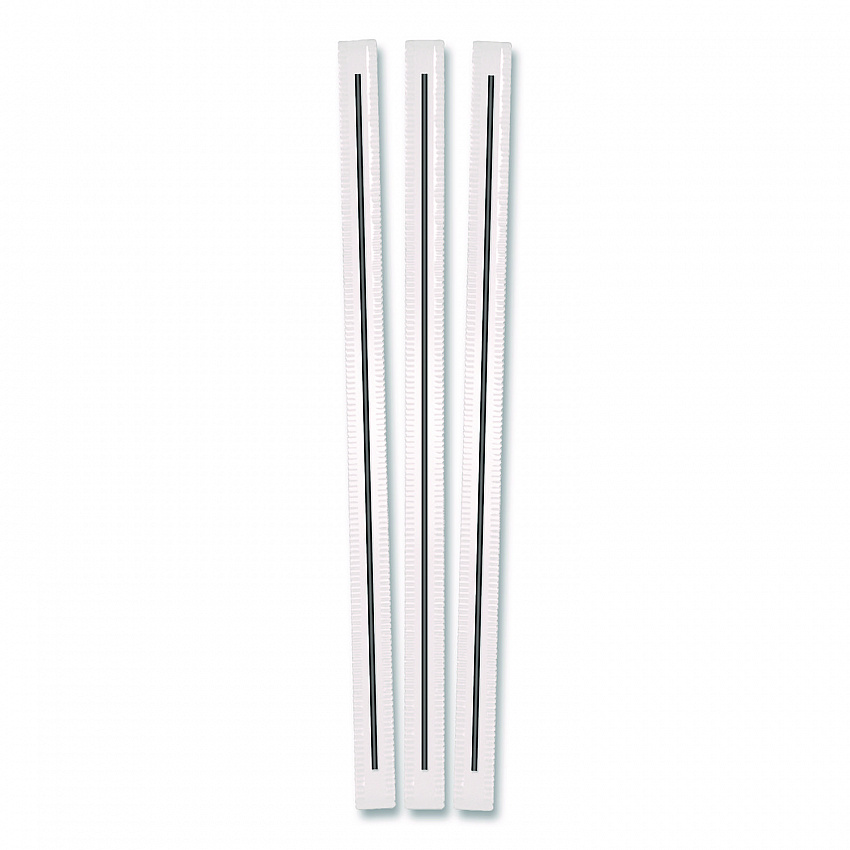Wrapped Polypropylene Stirrers, 7.75", Black, 500/Box (BEP89378)