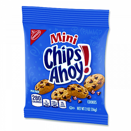 Chocolate Chip Cookies - Single Serve, 2 oz Packets, 60/Carton (NFG015480)