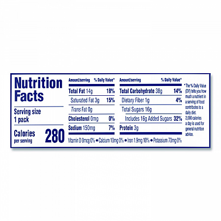 Chocolate Chip Cookies - Single Serve, 2 oz Packets, 60/Carton (NFG015480)