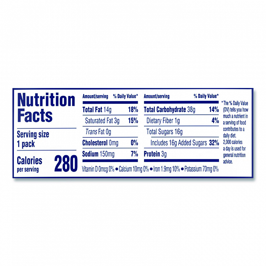 Chocolate Chip Cookies - Single Serve, 2 oz Packets, 60/Carton (NFG015480)