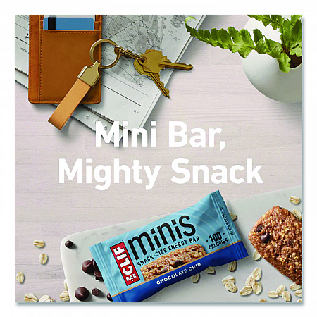 Energy Bar, Mini Chocolate Chip, 0.99 oz Bar, 20/Box (CCC37654)