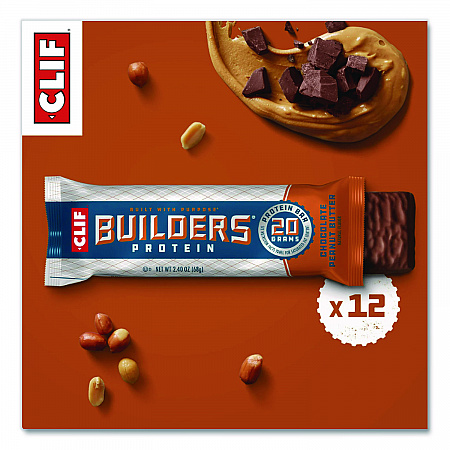 Builders Protein Bar, Chocolate Peanut Butter, 2.4 oz Bar, 12 Bars/Box (CCC160041)