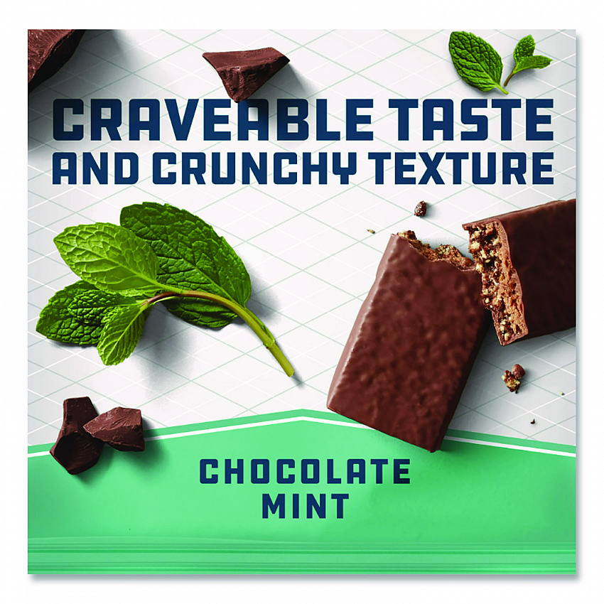 Builders Protein Bar, Chocolate Mint, 2.4 oz Bar, 12 Bars/Box (CCC160044)