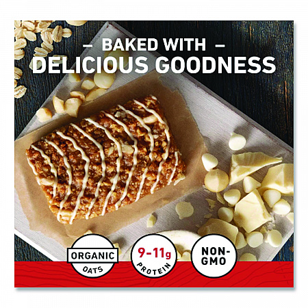 Energy Bar, White Chocolate Macadamia Nut, 2.4 oz Bar, 12 Bars/Box (CCC161009)