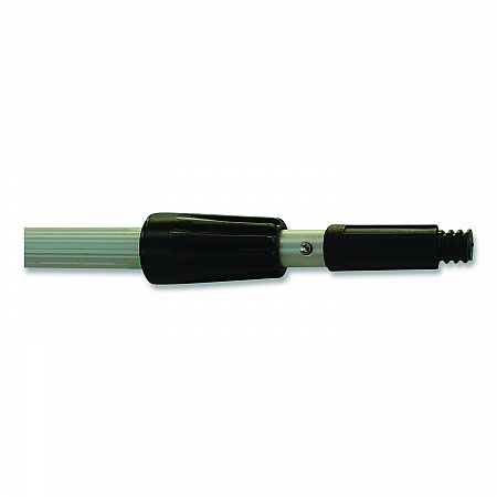 Aluminum Extension Pole, Two Sections, 8 ft, Silver/Black (8POLE6)