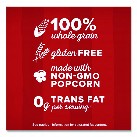 Gourmet Microwave Popcorn, Butter, 3.29 oz Bag, 36/Carton (GOV48060)