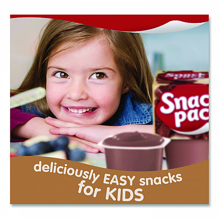 Pudding Cups, Chocolate, 3.5 oz Cup, 48/Carton (HUN55418)