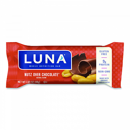 Whole Nutrition Bar, Nutz Over Chocolate, 1.69 oz Bar, 15 Bars/Box (CCC30310)