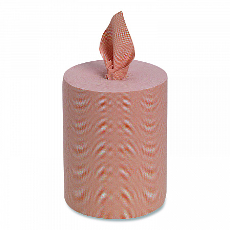 Medium-Duty Wiper Refill, 1-Ply, 10 x 13, Unscented, Orange, 200/Roll, 2 Rolls/Carton (20041)