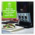SmartStock Tri-Tower Dispenser, Holds Forks/Knives/Spoons, 13.16 x 16.07 x 31.03, Black/Gray (DUSSTDSP3)