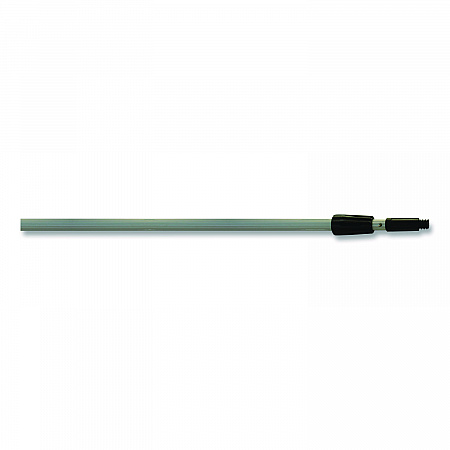 Aluminum Extension Pole, Two Sections, 8 ft, Silver/Black (8POLE6)