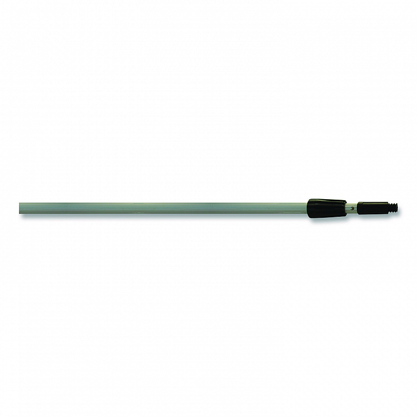 Aluminum Extension Pole, Two Sections, 8 ft, Silver/Black (8POLE6)