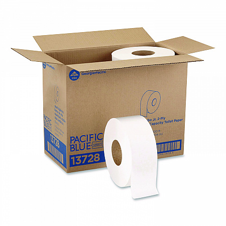 acclaim Jumbo Jr. Bath Tissue Roll, Septic Safe, 2-Ply, 3.3