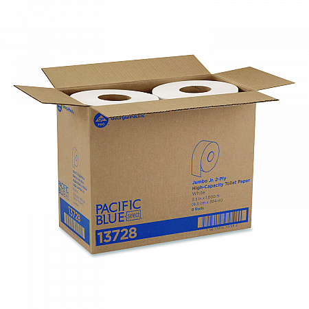 acclaim Jumbo Jr. Bath Tissue Roll, Septic Safe, 2-Ply, 3.3