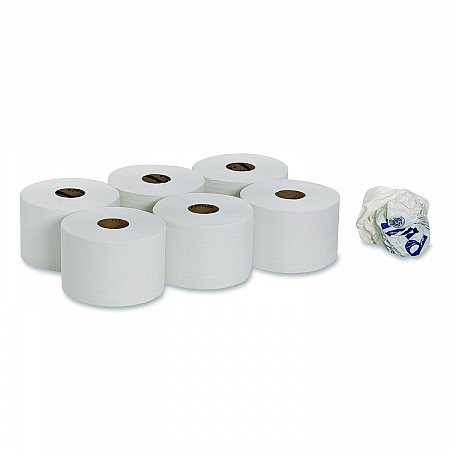 High Capacity Center-Pull Tissue, Septic Safe, 2-Ply, White, 1,000 Sheets/Roll, 6 Rolls/Carton (19510)
