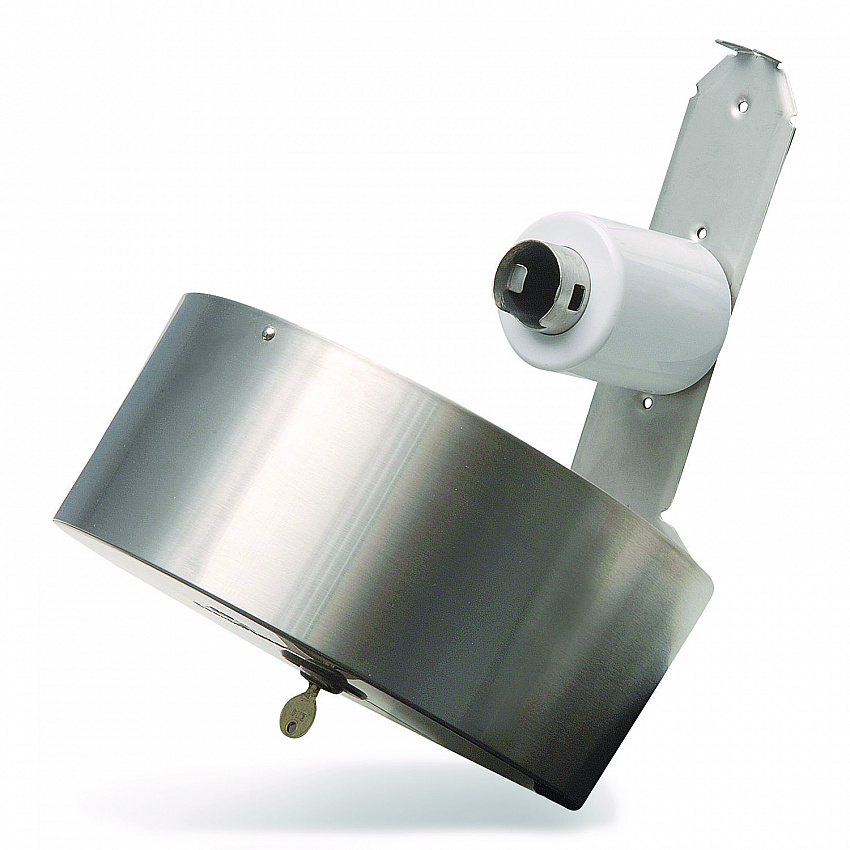 Stainless Steel Jumbo Roll Tissue Dispenser, 10.75 x 4.44 x 10.75, Stainless Steel (59448)