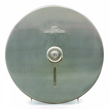 Stainless Steel Jumbo Roll Tissue Dispenser, 10.75 x 4.44 x 10.75, Stainless Steel (59448)