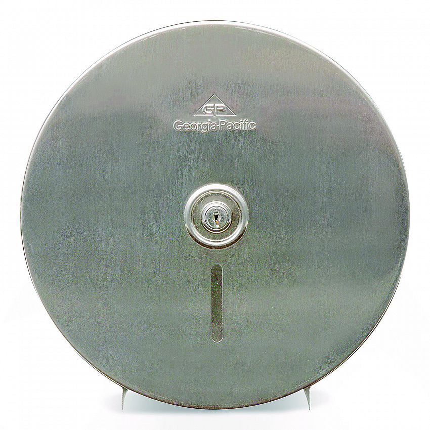 Stainless Steel Jumbo Roll Tissue Dispenser, 10.75 x 4.44 x 10.75, Stainless Steel (59448)