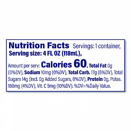 No-Thaw 100% Juice Cups, Orange, 4 oz Cups, 48/Carton (22002526)