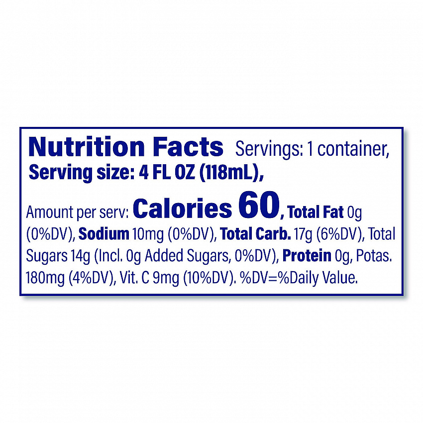 No-Thaw 100% Juice Cups, Orange, 4 oz Cups, 48/Carton (22002526)