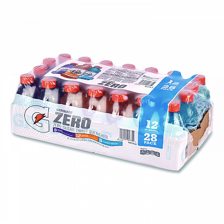 Zero Variety Pack, Assorted Flavors, 12 oz Bottle, 28/Carton (22002527)