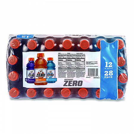 Zero Variety Pack, Assorted Flavors, 12 oz Bottle, 28/Carton (22002527)