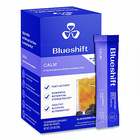 Calm Blackberry Sage Drink Mix, 0.23 oz Packets, 10/Pack, 2 Packs/Carton (60004168)