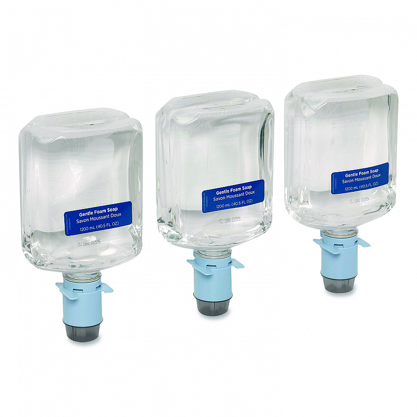 Pacific Blue Ultra Automated Foam Soap Refill, Fragrance-Free, 1,200 mL, 3/Carton (43716)