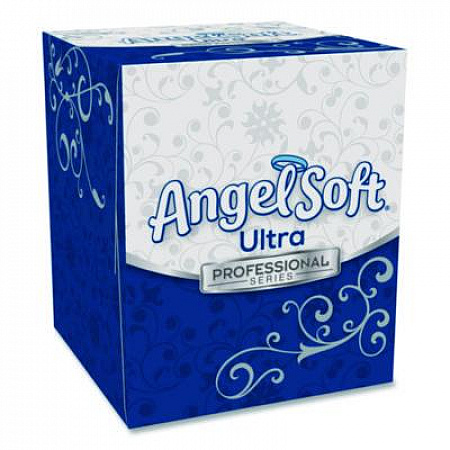 ps Ultra Facial Tissue, 2-Ply, White, 96 Sheets/Box, 10 Boxes/Carton (4636014)