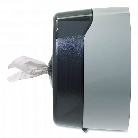 SofPull Twin High-Capacity Center-Pull Bathroom Tissue Dispenser, 20.13 x 7 x 10.75, Smoke (56509)