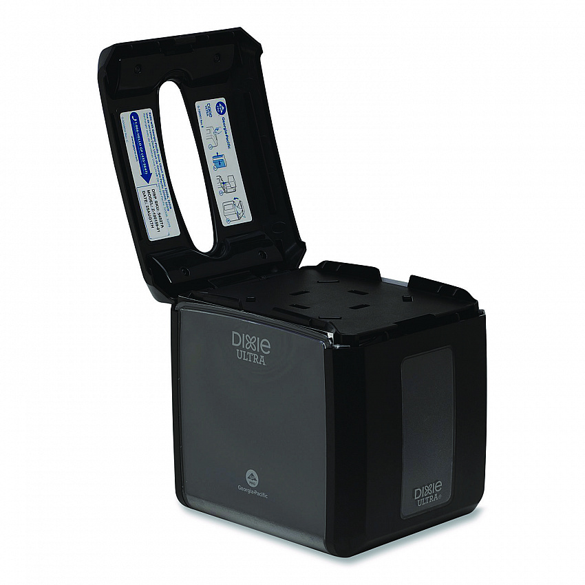 Tabletop Napkin Dispenser, 7.6 x 6.1 x 7.2, Black (54527A)
