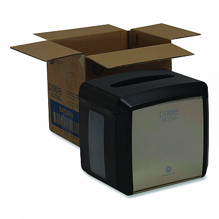Tabletop Napkin Dispenser, 7.6 x 6.1 x 7.2, Stainless Black (54528A)
