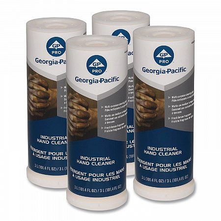 Industrial Hand Cleaner, Lemon Scent, 300 mL, 4/Carton (44626)
