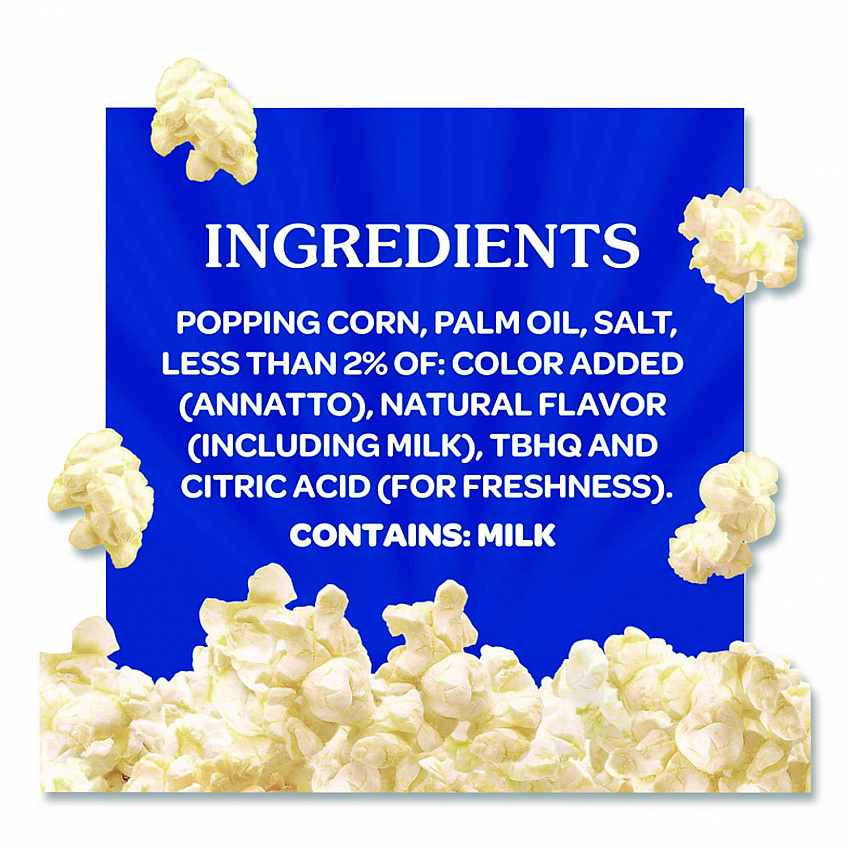 Microwave Popcorn, Light Butter, 2.75 oz Bag, 36/Carton (GOV23243)