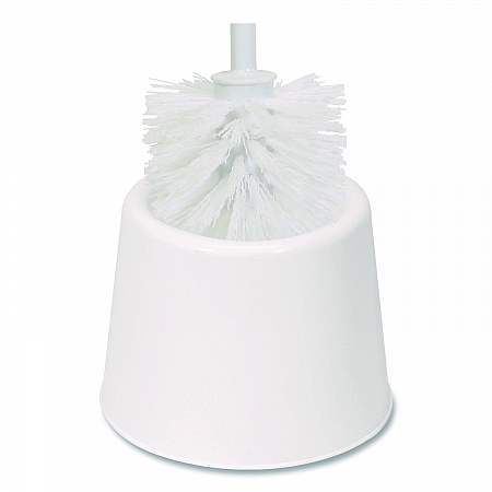 Caddy For Spiral Bowl Brush, White (TLBRUSHCAD)