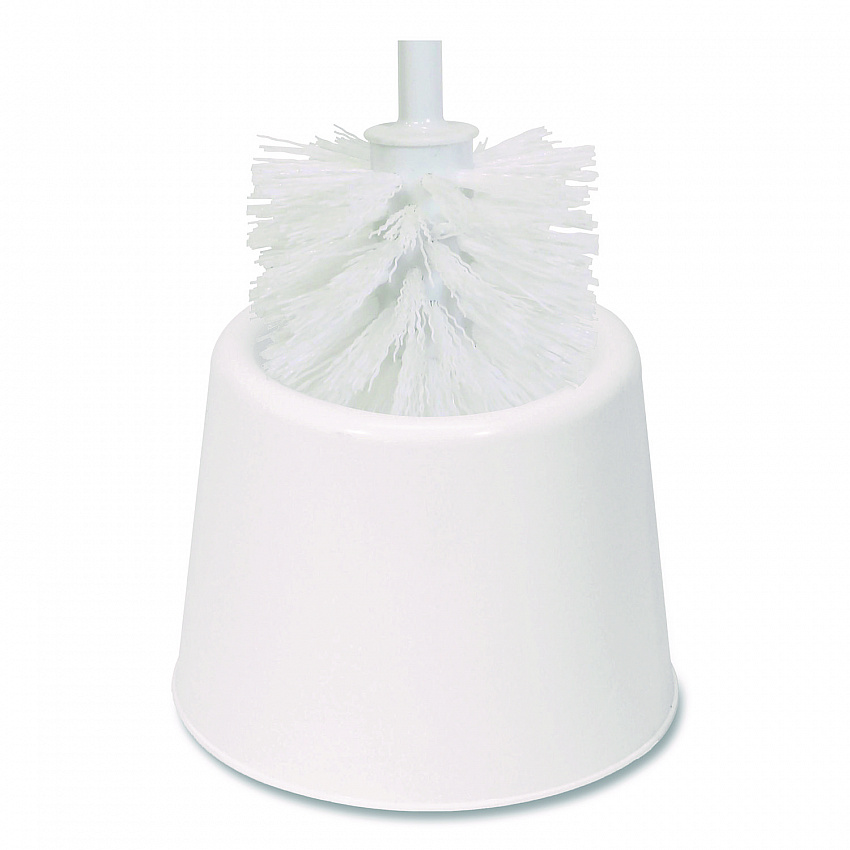 Caddy For Spiral Bowl Brush, White (TLBRUSHCAD)