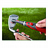 Multi-Purpose Cordless Battery Power Scrubber, Red/White Nylon Bristles, 12.68