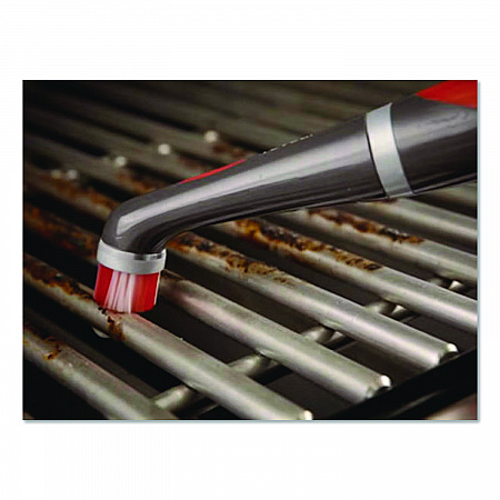 Reveal Power Scrubber, Red/White Nylon Bristles, 1.73
