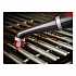 Reveal Power Scrubber, Red/White Nylon Bristles, 1.73
