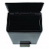Elite Step-On Trash Can, 12 gal, Metal, Charcoal Stainless Steel/Black (2112520)