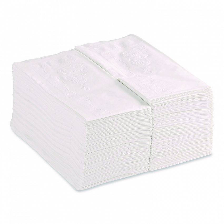 1/8-Fold Dinner Napkin, 2-Ply, 16 x 15, White, 3,024/Carton (34440)