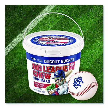 Bubble Gum Balls, Outta' Here Original, 80 Balls/Tub (FGM66056)