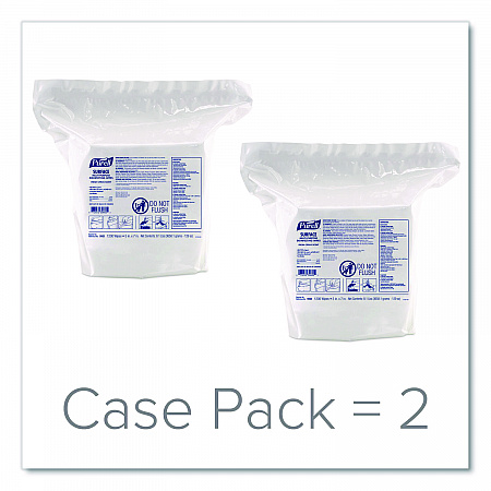 Surface Multi-Purpose Disinfecting Wipes, 1-Ply, 5 x 7, Fresh Citrus, White, 2/Carton (910302CT)
