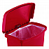 Slim Jim Streamline Resin Step-On Container, 24 gal, Resin, Red (1883570)
