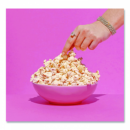 Snack Organic Himalayan Pink Salt Popcorn, 0.88 oz Bag, 18/Carton (LSN00141)