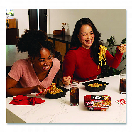 Teriyaki Beef Chow Mein Noodles, 4 oz Bowl, 8/Carton (NIS08723)