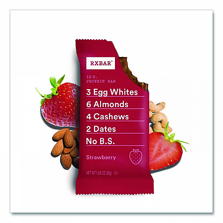 Gluten-Free Strawberry Protein Bar, 1.83 oz Bar, 12/Box (KEE00580)