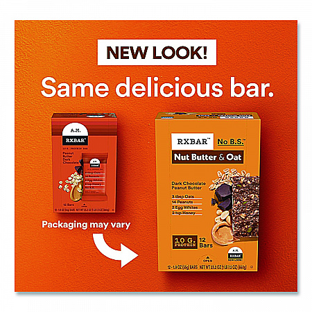 Gluten-Free Peanut Butter Dark Chocolate Protein Bar, 1.9 oz Bar, 12/Box (KEE00718)